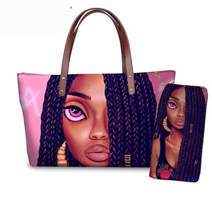 *Preorder* Busy Little Lady 2pc Tote Bag & Wallet Set