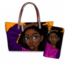 Load image into Gallery viewer, *Preorder* Busy Little Lady 2pc Tote Bag &amp; Wallet Set