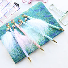 Load image into Gallery viewer, Cotton Candy Feather Mechanical Pencils 0.5mm; 1 pc