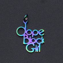 Load image into Gallery viewer, Dope Black Girl (Multicolor) Charm